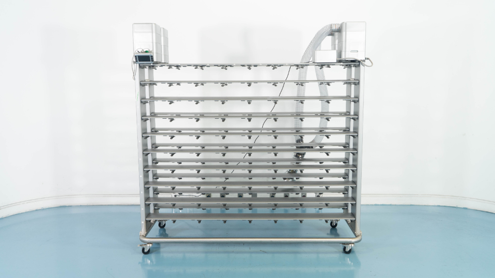 Image of Innovive Double Sided 160 Cage Vivarium Rack w/ Exhaust and Supply